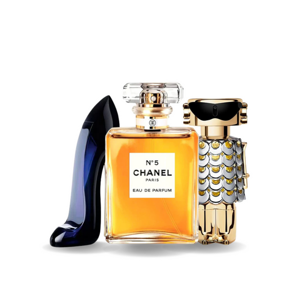 Pack de 3 Parfums | Good Girl | Chanel Nº5 | Fame (100ml)